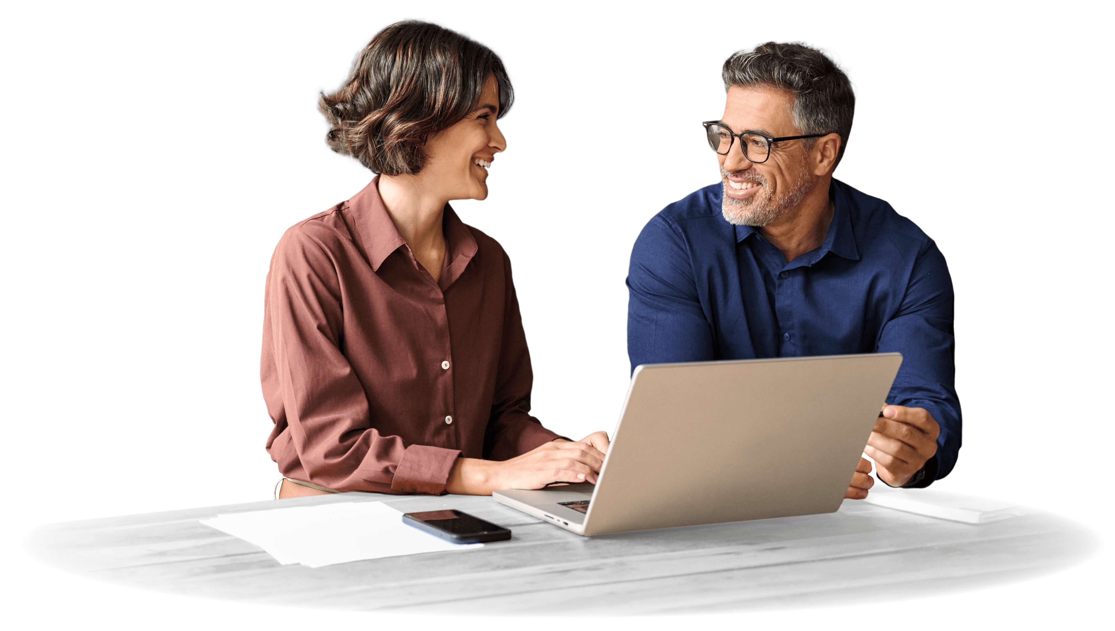 Team discussing ideas