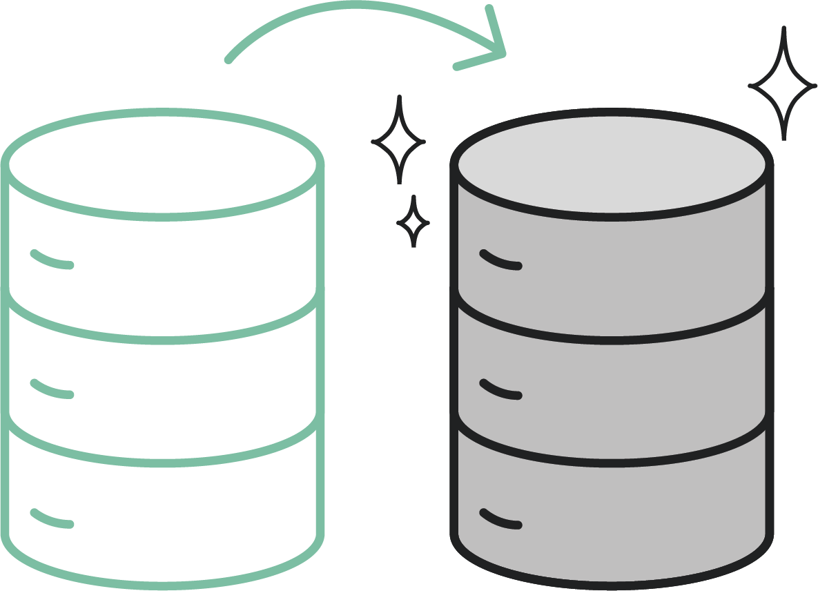 Data migration illustration